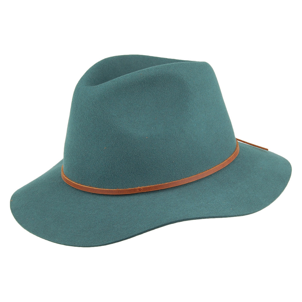 Chapeau Fedora Wesley émeraude BRIXTON