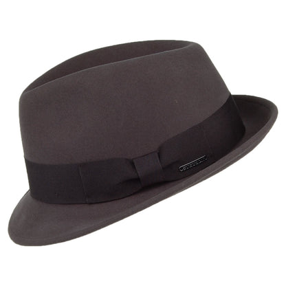 Chapeau Trilby en Laine et Cachemire Player anthracite STETSON