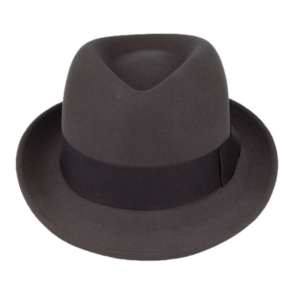 Chapeau Trilby en Laine et Cachemire Player anthracite STETSON