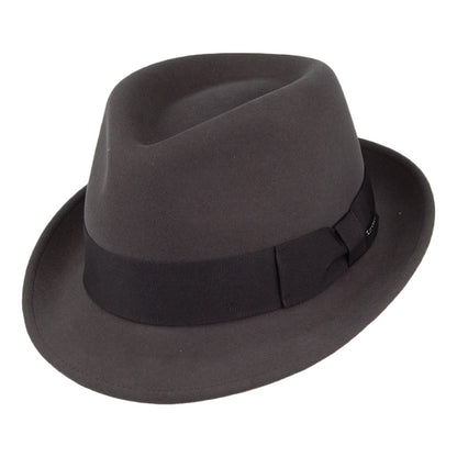 Chapeau Trilby en Laine et Cachemire Player anthracite STETSON