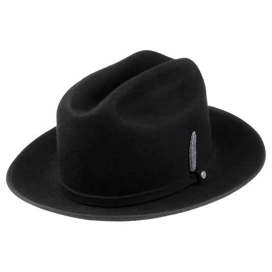 Chapeau de Cowboy en Laine Feutrée Open Road noir STETSON