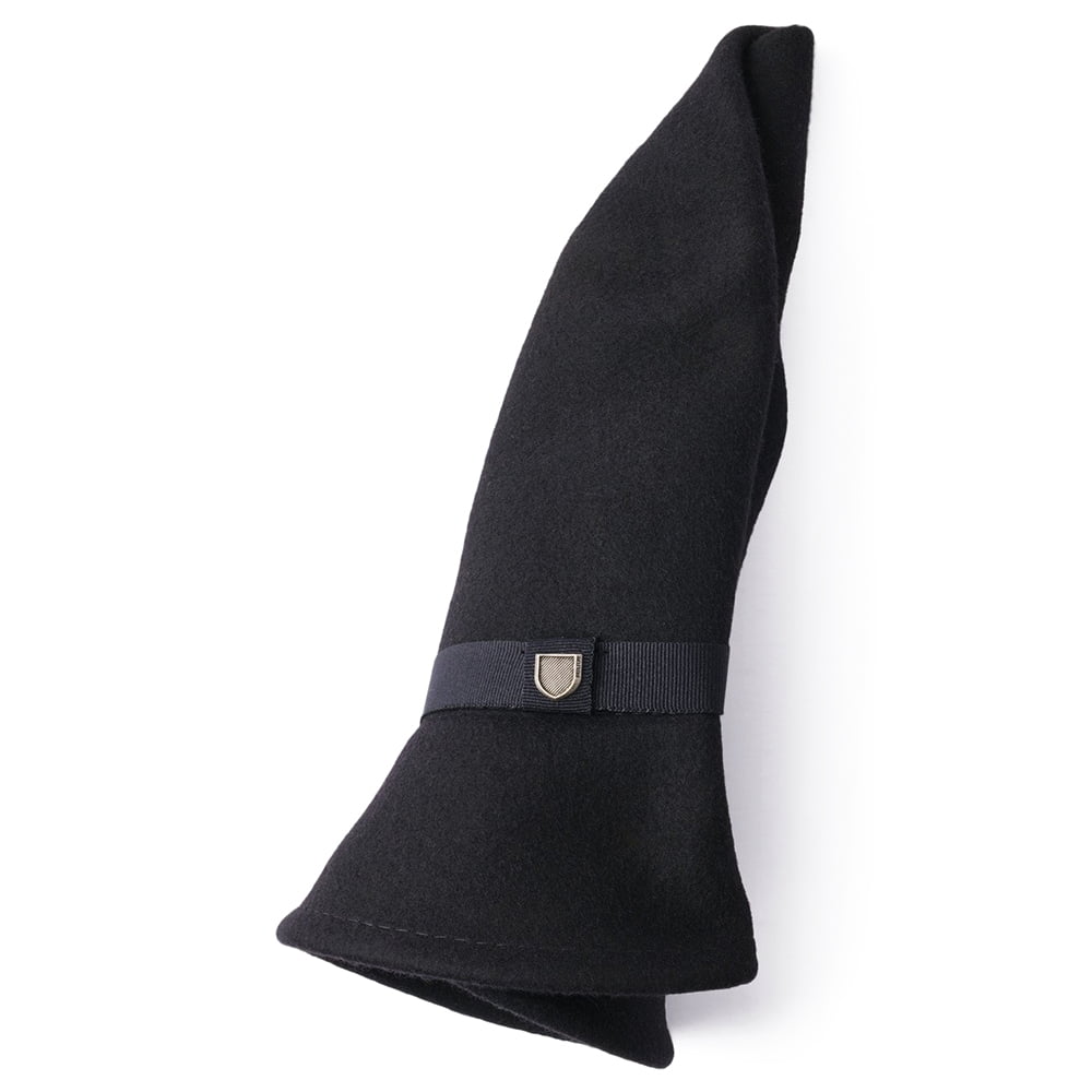 Chapeau Fedora en Laine Feutrée Pliable Messer noir BRIXTON