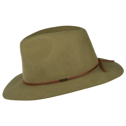 Chapeau Fedora en Laine Feutrée Wesley bronze BRIXTON