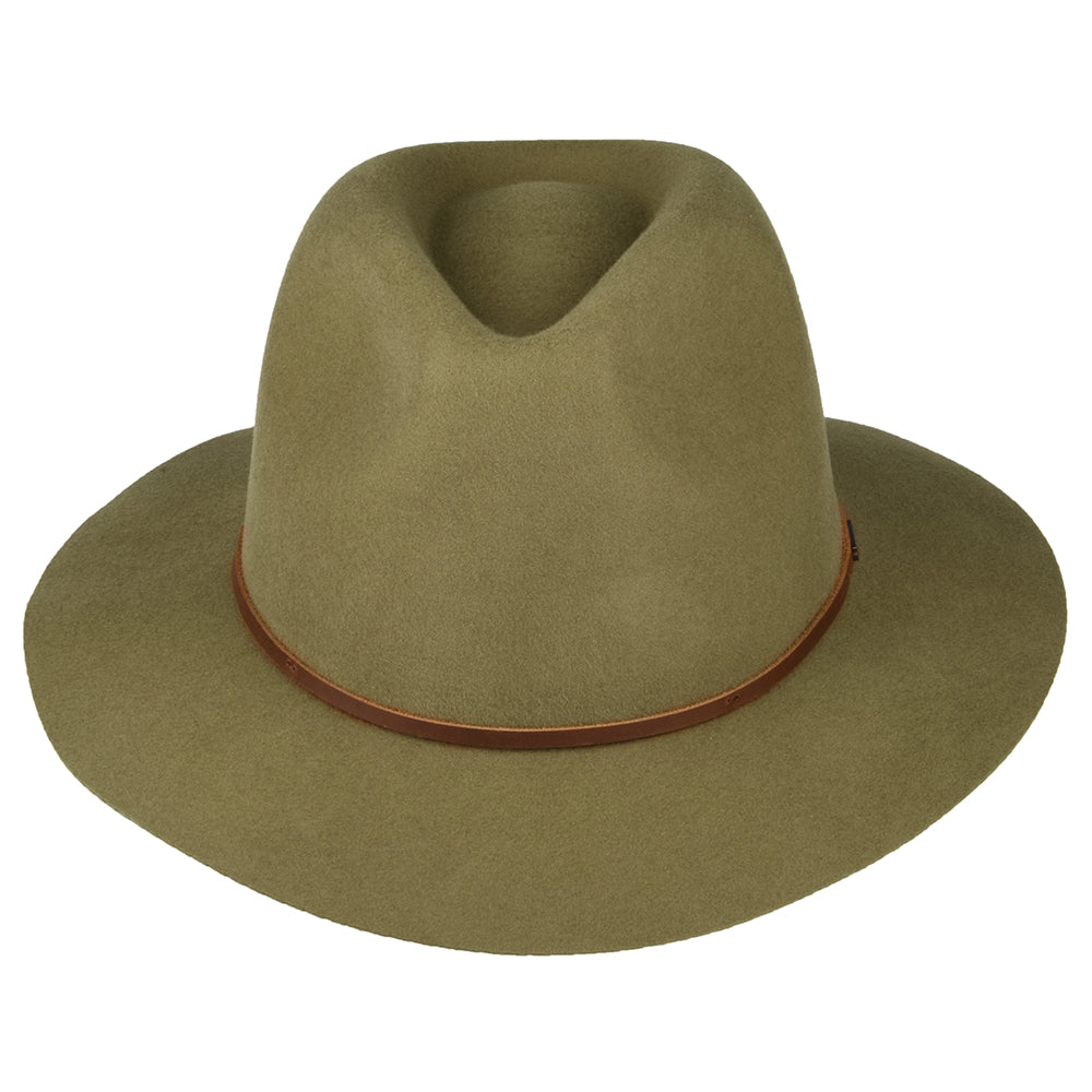 Chapeau Fedora en Laine Feutrée Wesley bronze BRIXTON