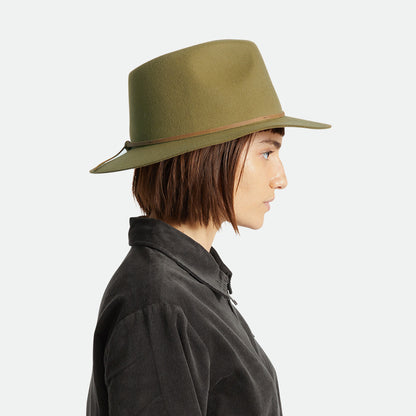 Chapeau Fedora en Laine Feutrée Wesley bronze BRIXTON
