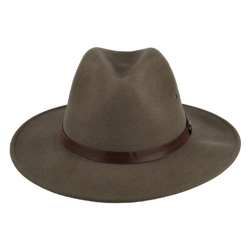 Chapeau Australien en Laine Feutrée Hydrofuge Winston marron SUNDAY AFTERNOONS