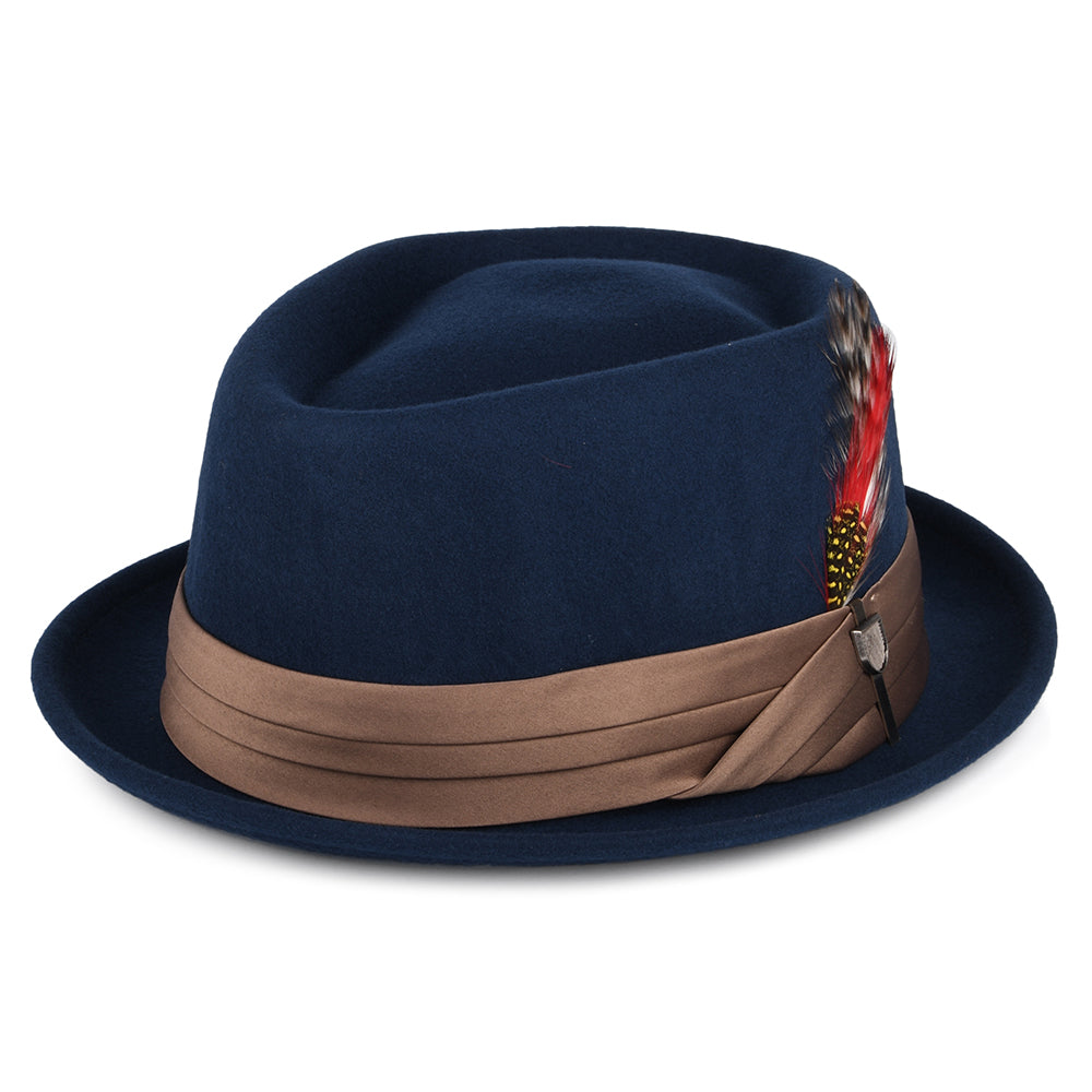 Chapeau Fedora En Feutre à Plume - Trilby Unisexe Adulte - Réglable - Pour Soirée, Quotidien, événement