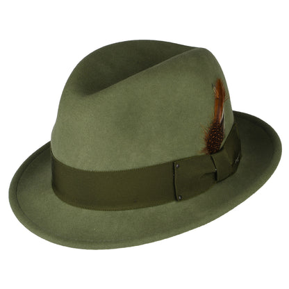 Chapeau Trilby Déformable Tino olive BAILEY