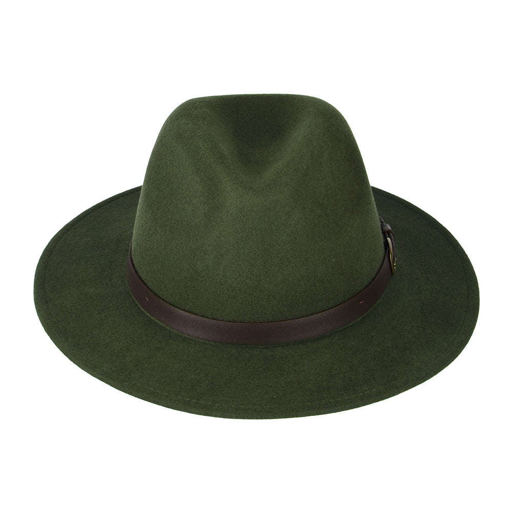 Chapeau Fedora Hydrofuge Adventurer vert herbe FAILSWORTH