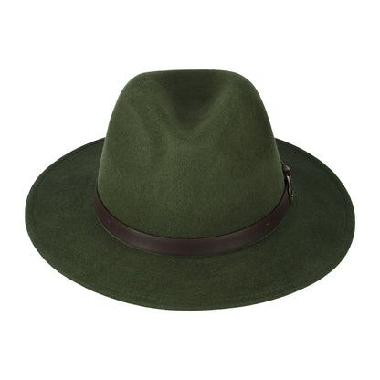Chapeau Fedora Hydrofuge Adventurer vert herbe FAILSWORTH