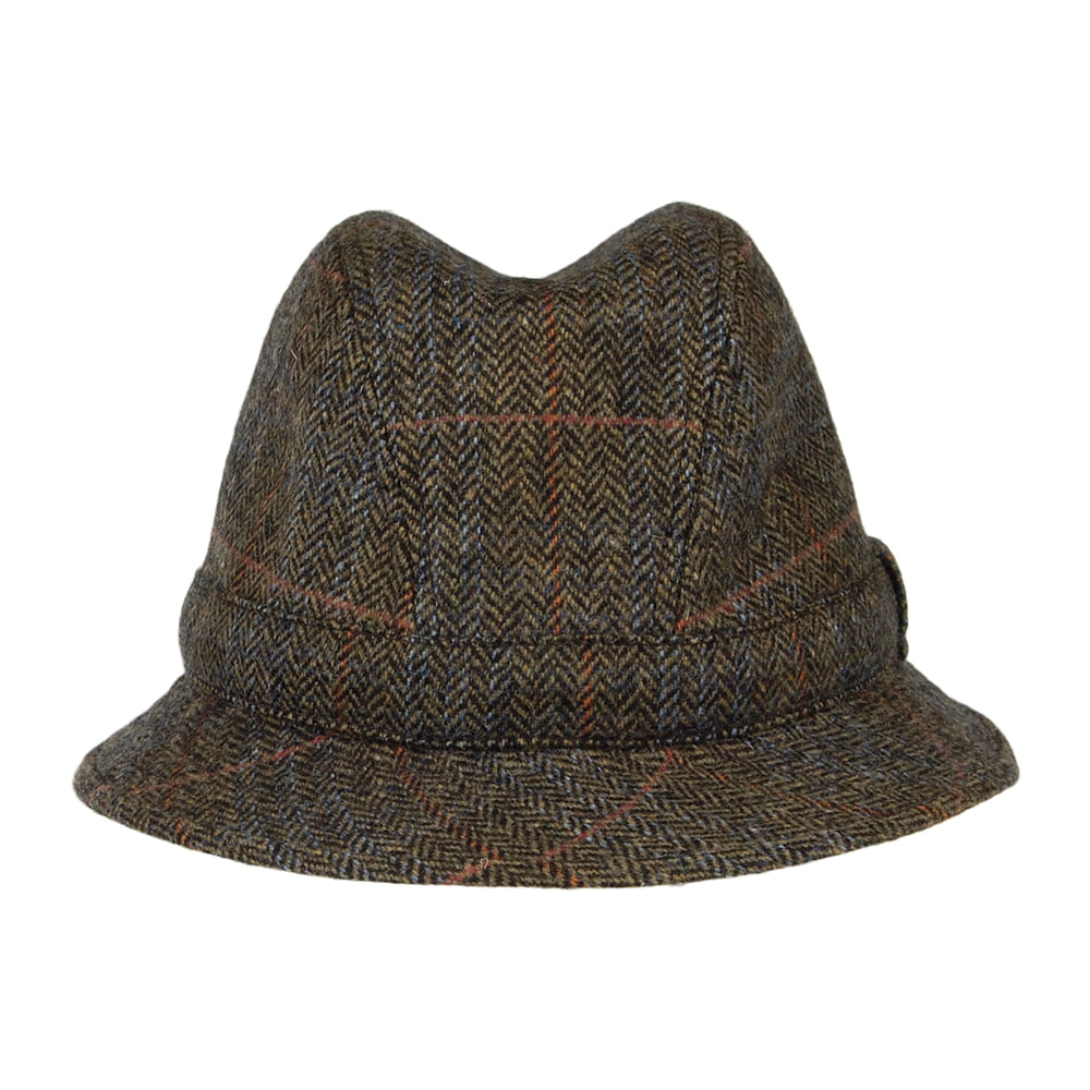 Chapeau Trilby à Chevrons Enroulable olive CITY SPORT