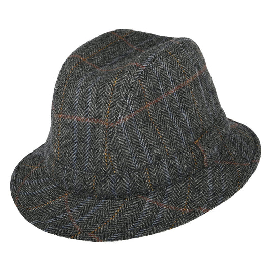 Chapeau Trilby Enroulable à Chevrons panaché de gris CITY SPORT