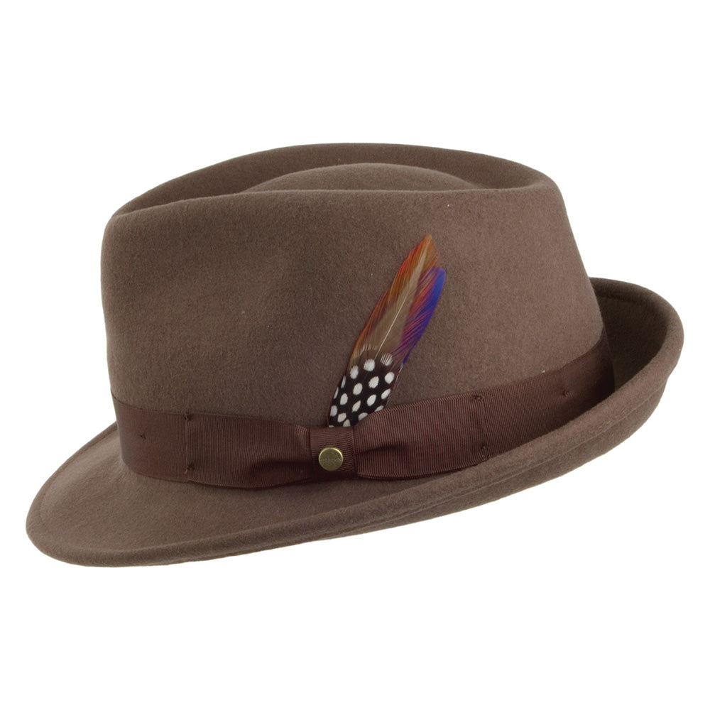 Chapeau Trilby Déformable Elkader marron clair STETSON