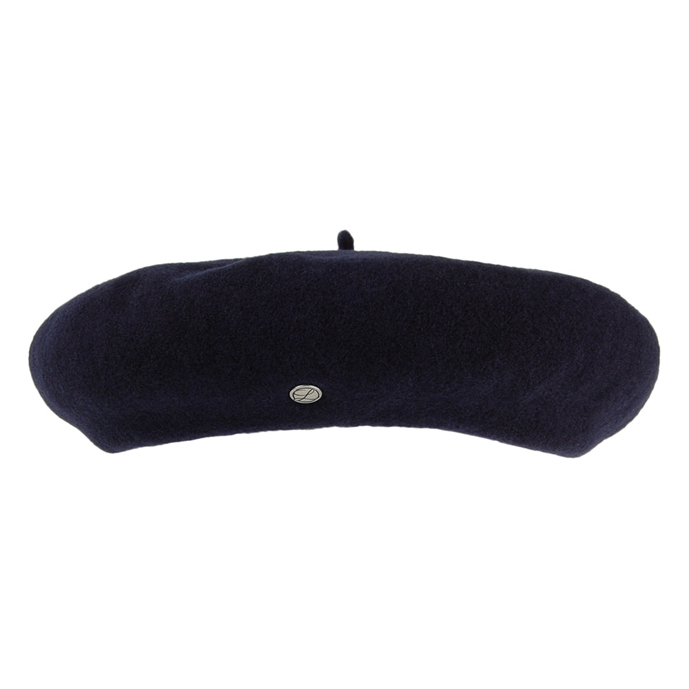 Béret en Cachemire bleu marine LAULHÈRE