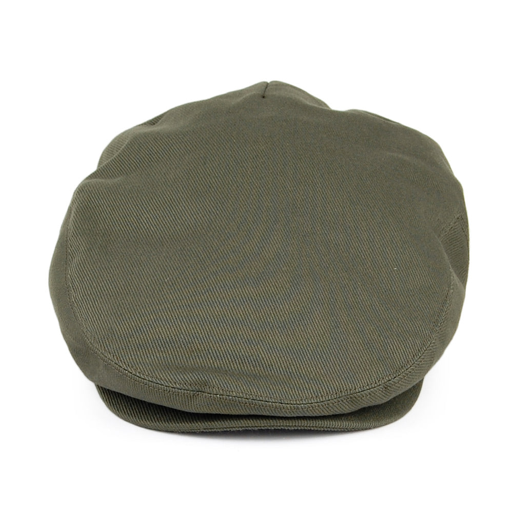 Casquette Plate en Coton olive JAXON & JAMES