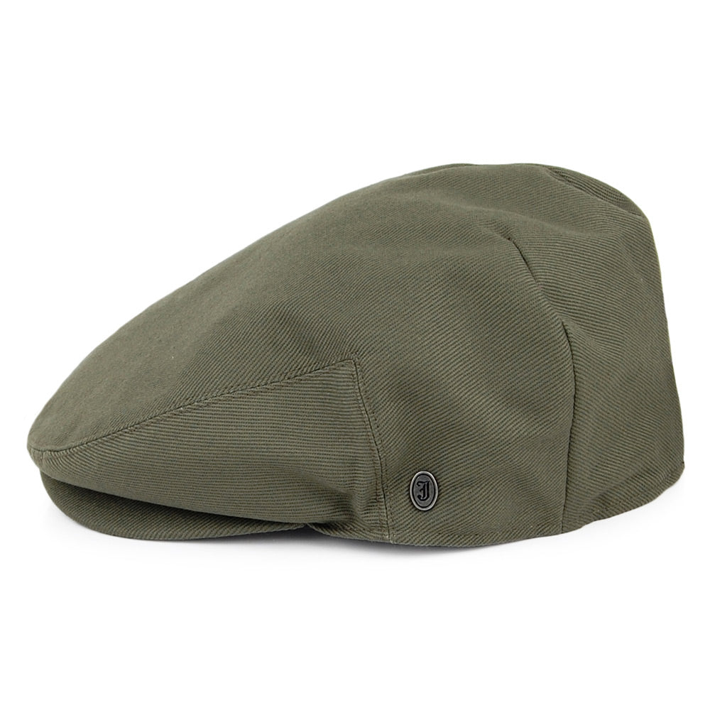 Casquette Plate en Coton olive JAXON & JAMES