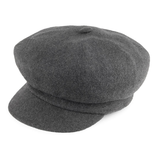 Casquette Gavroche en Laine Spitfire flanelle foncée KANGOL