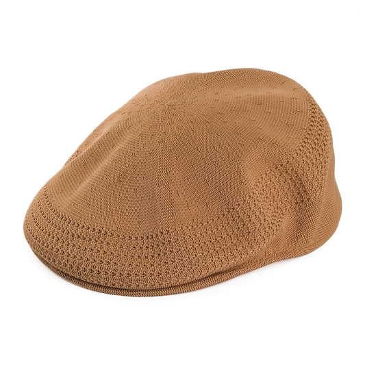Casquette Plate en Tropic 504 Ventair beige sable KANGOL