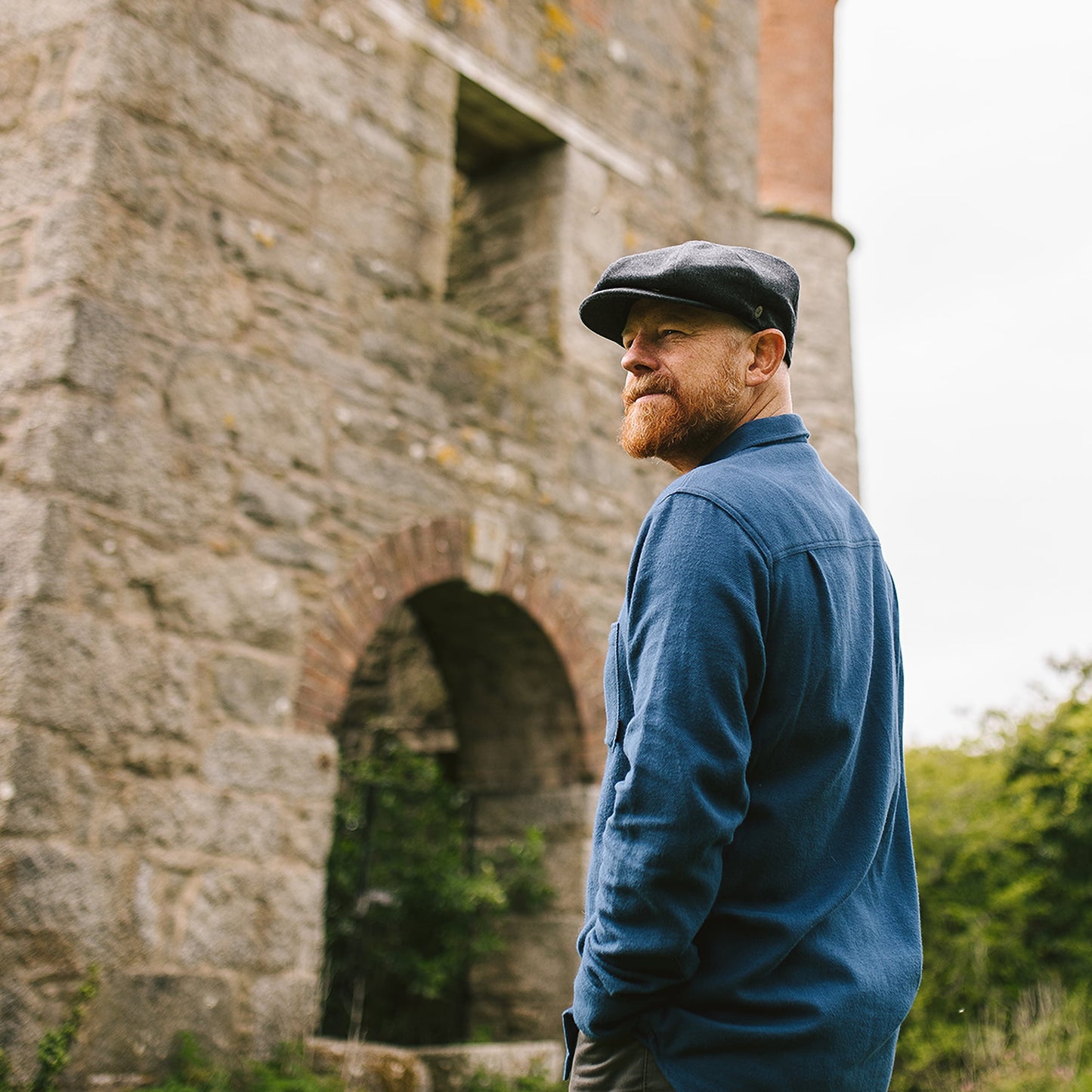 Casquette Gavroche en Pure Laine Harlem anthracite JAXON & JAMES