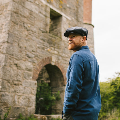 Casquette Gavroche en Pure Laine Harlem anthracite JAXON & JAMES