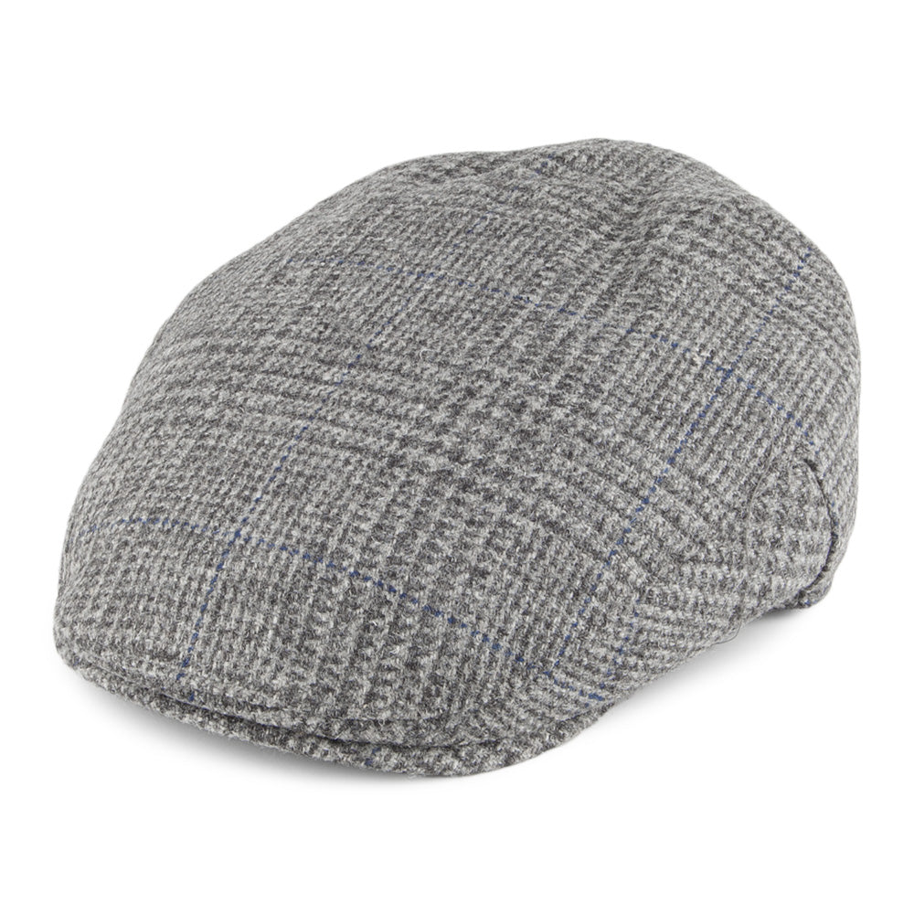 Casquette Plate en Tweed Balmoral Country gris CHRISTYS