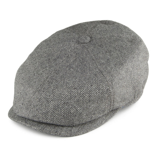 Casquette Gavroche en Soie Mélangée Hudson gris FAILSWORTH