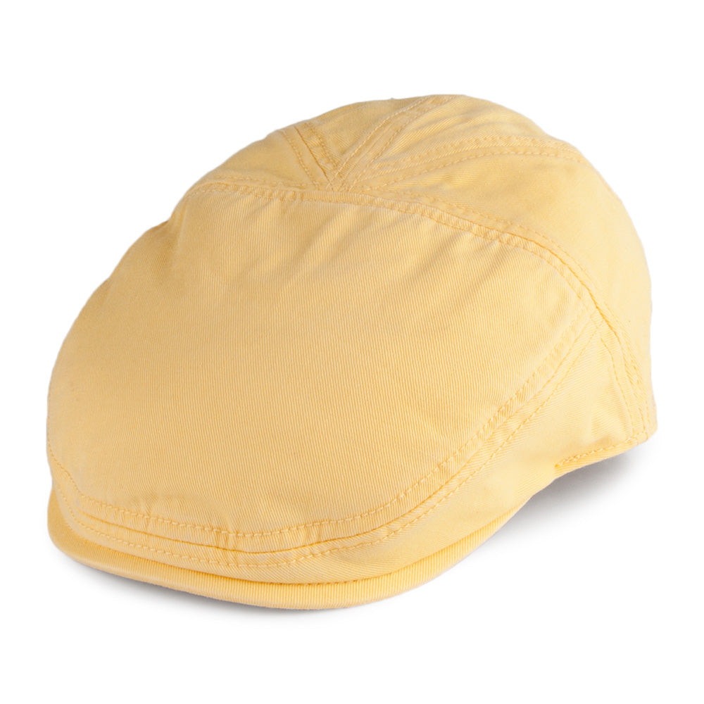 Casquette Plate en Coton Paradise jaune STETSON
