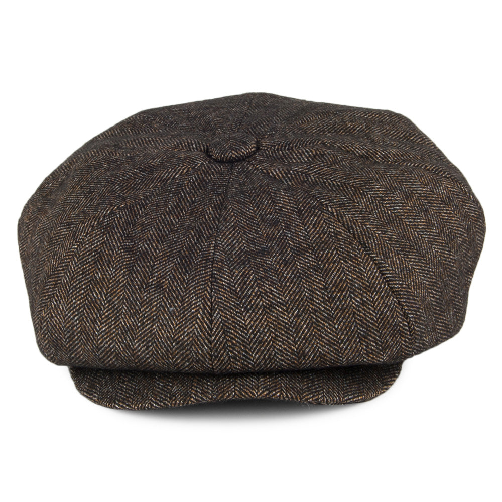 Casquette Gavroche à Chevrons Beech noir-marron BAILEY