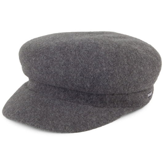 Casquette de Marin en Laine Enfield flanelle foncée KANGOL