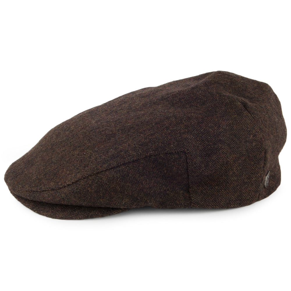 Casquette Plate Chinée Hooligan mélange de marrons BRIXTON