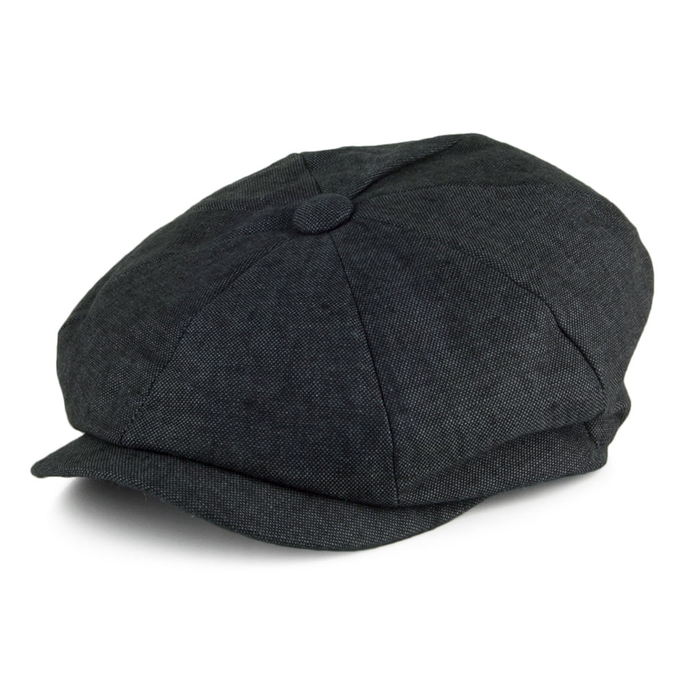 Casquette Gavroche en Lin Alfie anthracite FAILSWORTH