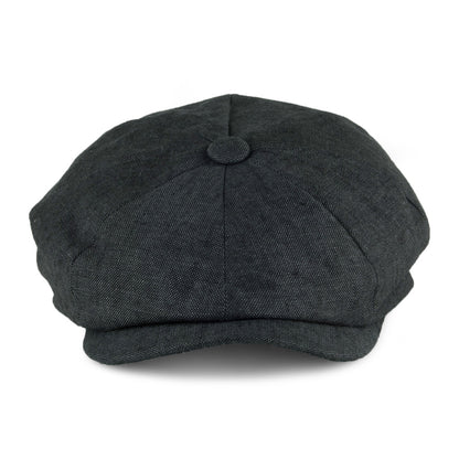 Casquette Gavroche en Lin Alfie anthracite FAILSWORTH