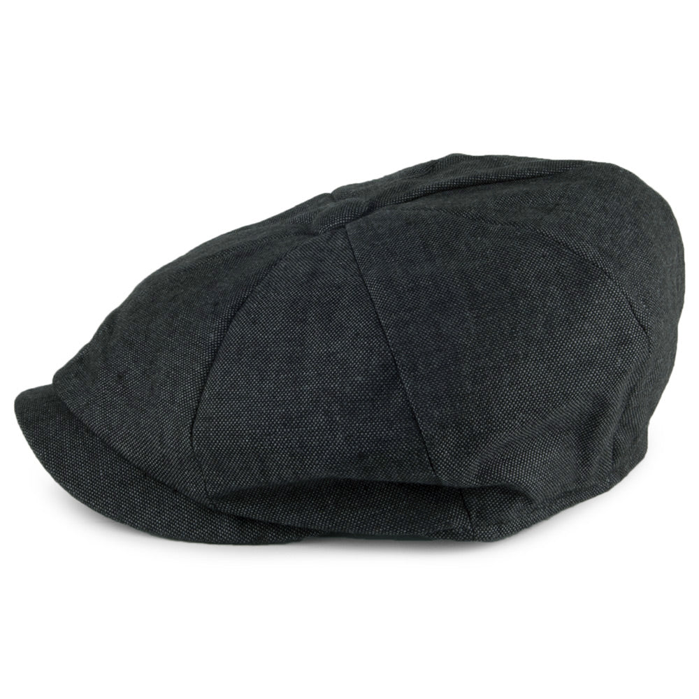 Casquette Gavroche en Lin Alfie anthracite FAILSWORTH