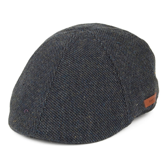 Casquette Plate Bec-de-Canard à étiquette marron Mr. Mitchell bleu marine BARTS
