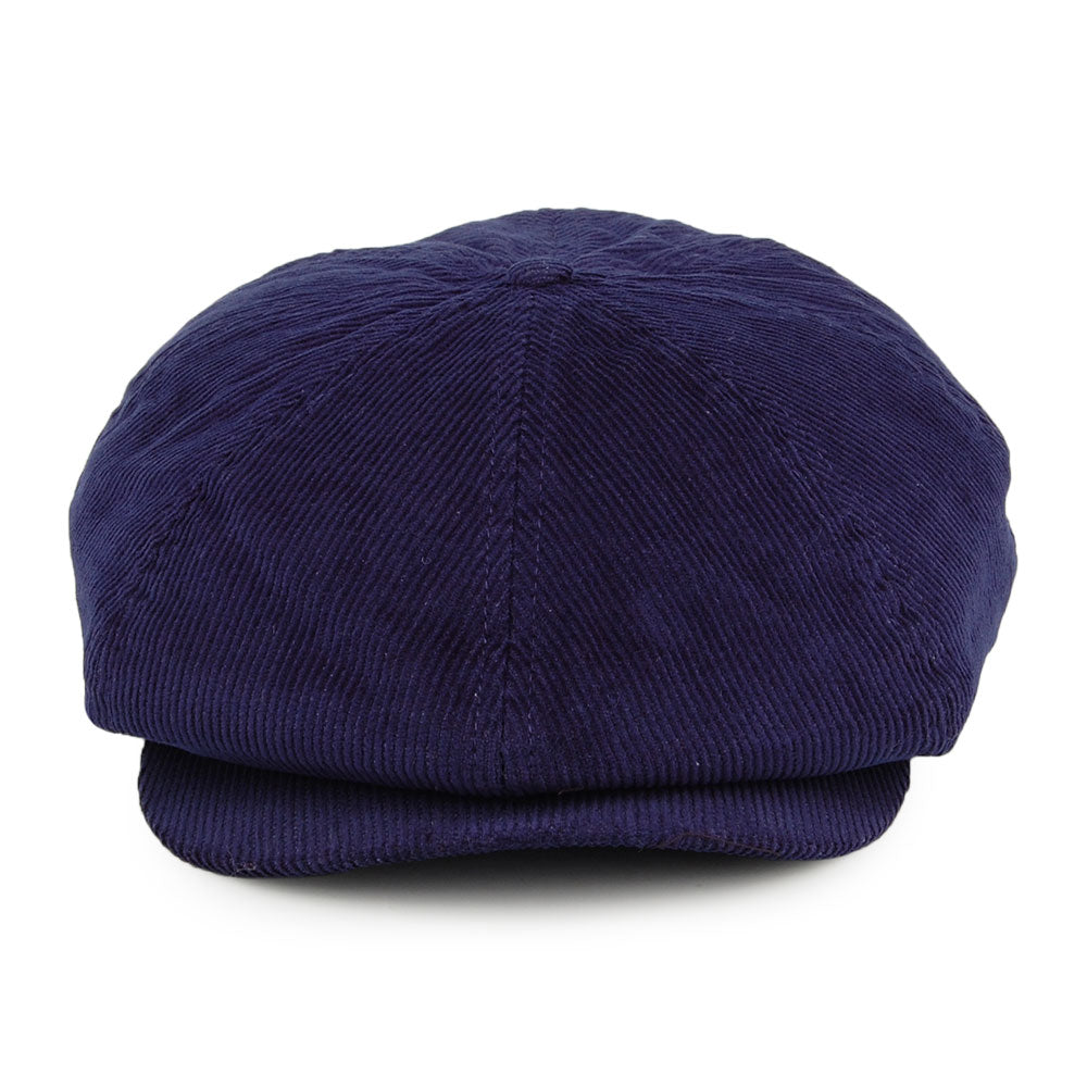 Casquette Gavroche en Velours Côtelé Brood bleu BRIXTON