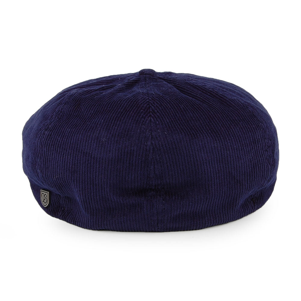 Casquette Gavroche en Velours Côtelé Brood bleu BRIXTON