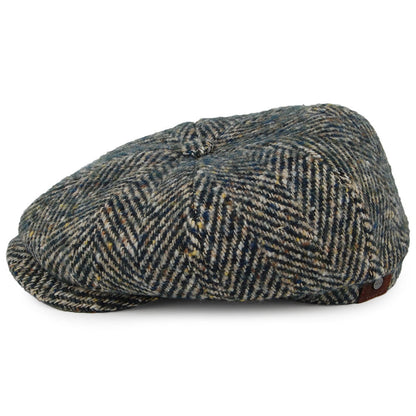 Casquette Gavroche en Laine à Chevrons Hatteras émeraude STETSON