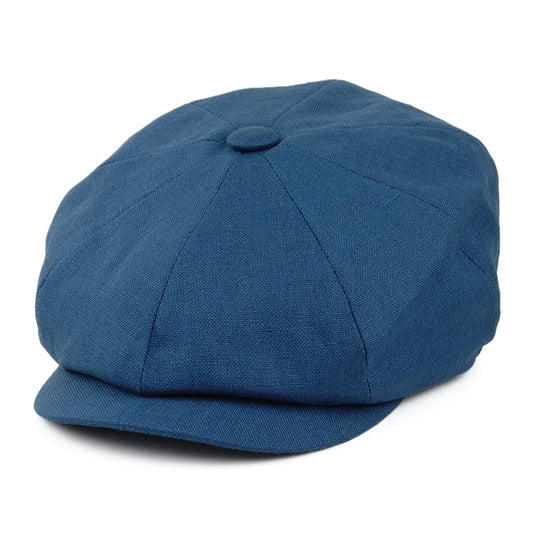 Casquette Gavroche en Lin Alfie denim FAILSWORTH