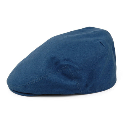 Casquette Plate en Lin Irlandais denim FAILSWORTH