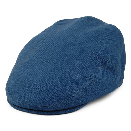 Casquette Plate en Lin Irlandais denim FAILSWORTH