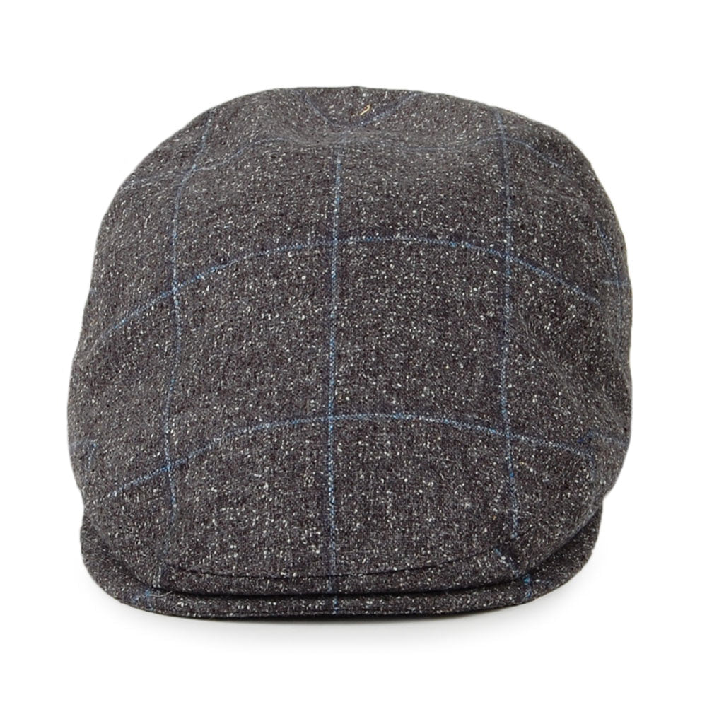 Casquette Plate en Soie et Coton Mallalieus Sports gris-bleu FAILSWORTH