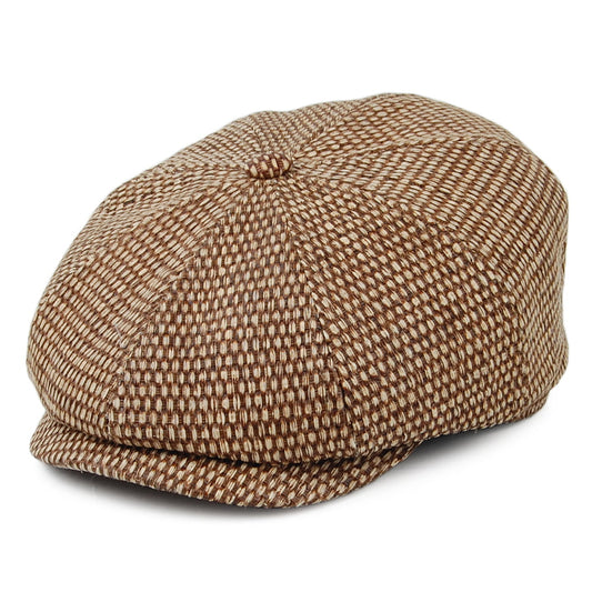 Casquette Gavroche en Paille Toyo Hatteras marron-naturel STETSON