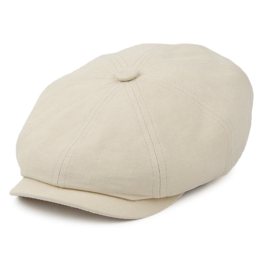 Casquette Gavroche en Coton et Lin naturel STETSON