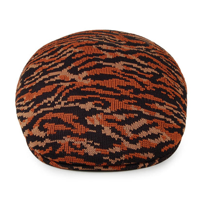 Casquette Plate Carnival 504 Tiger beige sable KANGOL