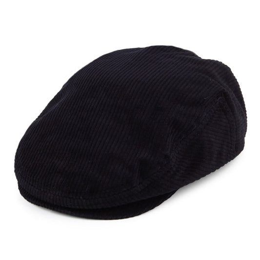 Casquette Plate en Velours Côtelé Légère Hooligan bleu marine délavé BRIXTON