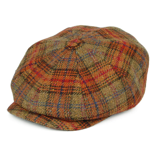 Casquette Gavroche Prince-de-Galles Hatteras en Laine d'Agneau automne STETSON