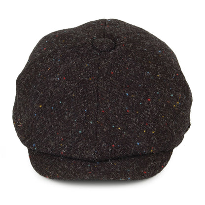 Casquette Gavroche en HARRIS TWEED Carloway anthracite FAILSWORTH