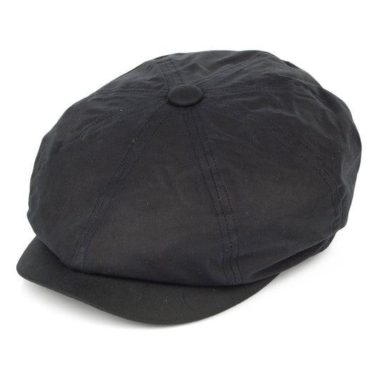 Casquette Gavroche en Coton Ciré Britannique Alfie bleu marine FAILSWORTH