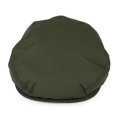 Casquette Plate en Coton Ciré Millerain olive CITY SPORT