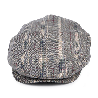 Casquette Plate à Carreaux Hooligan bleu ardoise BRIXTON